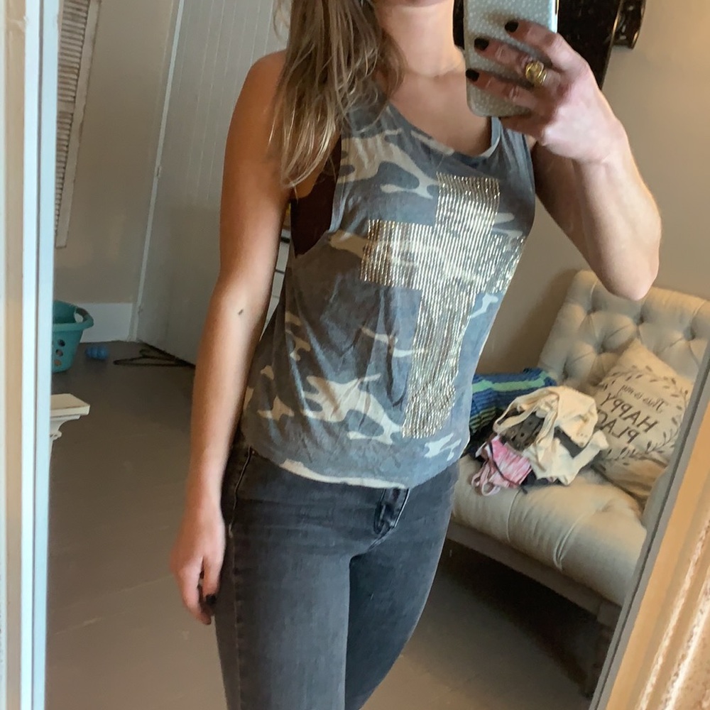 Camo tank top